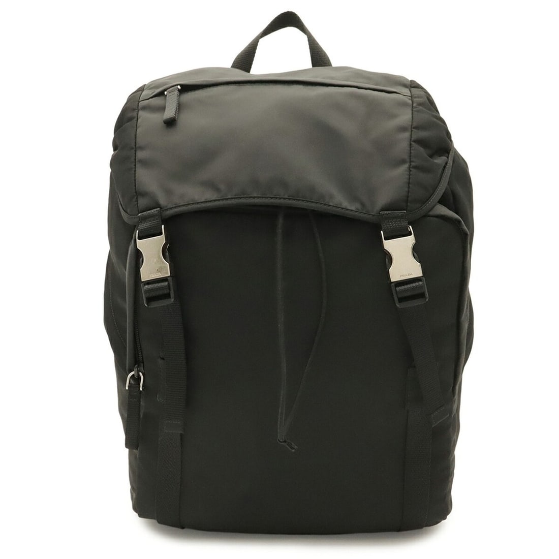 PRADA Backpack, Rucksack, Shoulder Bag, Nylon and Leather, NERO Black (2VZ062): --- Catalog ---Category: SizeSize (HxWxD): 41cm x 29cm x 14cm / 16.14'' x 11.41'' x 5.51''Category: DesignType: Backpack, Shoulder bagColor: Black, NeroGender: Women,MenMaterial: Nylon , Leather Categ