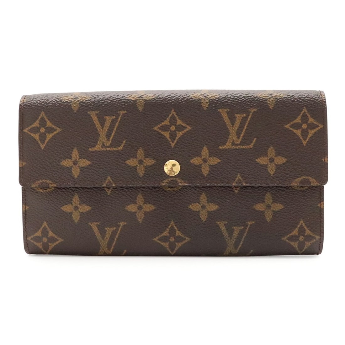 LOUIS VUITTON Louis Vuitton Monogram Pochette Portemonnaie Credit Bi-fold Long Wallet M61725 (1 of 10)