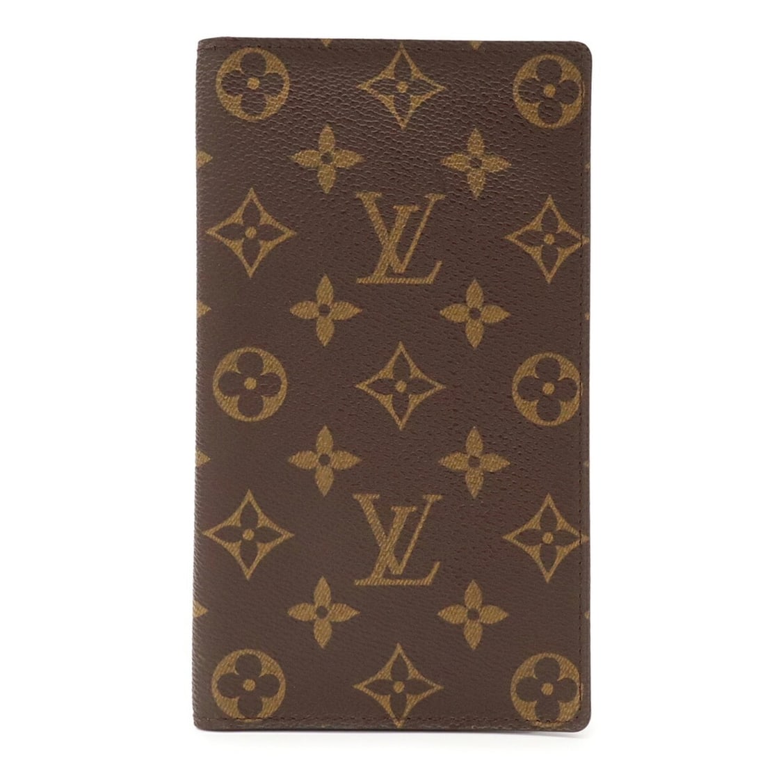LOUIS VUITTON Louis Vuitton Monogram Porte Chequier Carte Credit Bi-fold Long Wallet (No stickiness) (1 of 10)
