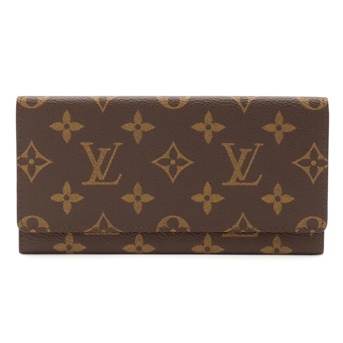 LOUIS VUITTON Louis Vuitton Monogram Porte Yen Bi-fold Long Wallet (for Japanese bills) M61820: --- Catalog ---Category: SizeSize (HxWxD): 9cm x 17.5cm / 3.54'' x 6.88''Category: DesignType: Long bill wallet (bi-fold)Color: BrownGender: Women,MenMaterial: Monogram , Canvas Category: GeneralBrand