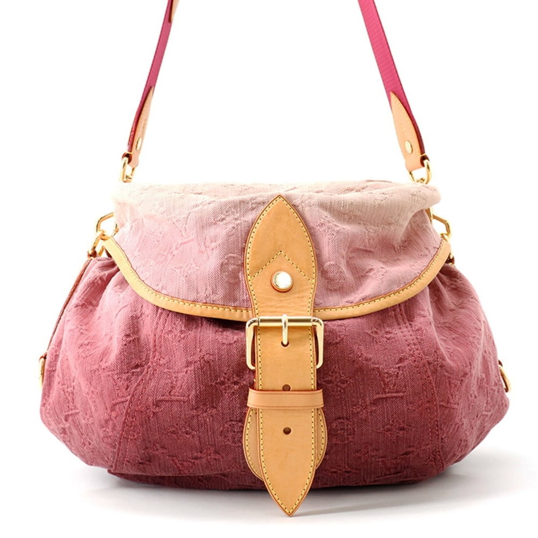Louis Vuitton Monogram Denim Sunshine NM Shoulder Bag M93183 LOUIS VUITTON Handbag for Women