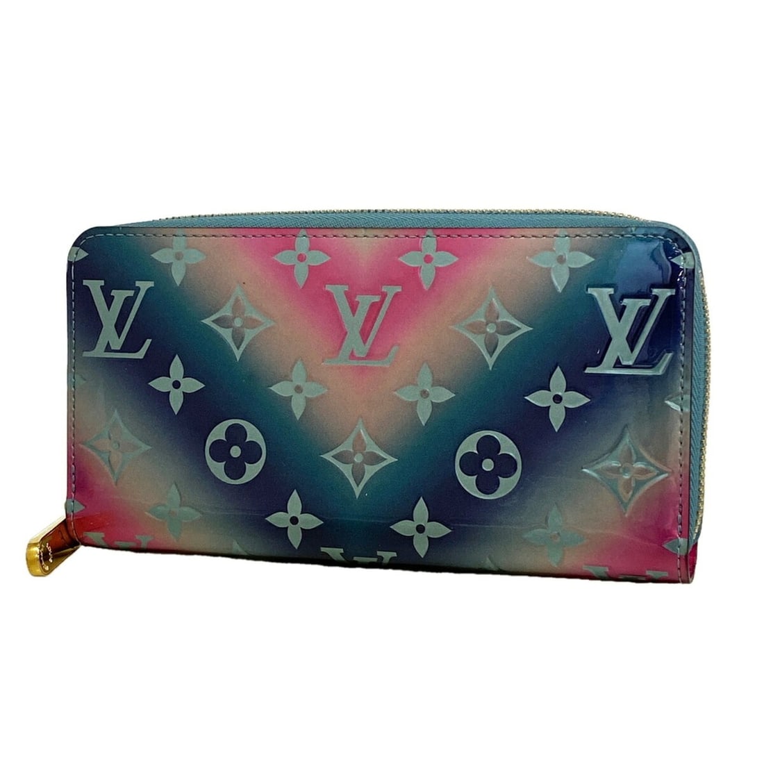 Louis Vuitton Vernis Zippy Wallet M90520 Blue Pink Women's Long: --- Catalog ---Category: SizeSize (HxWxD): 10.5cm x 19.5cm x 2.5cm / 4.13'' x 7.67'' x 0.98''Category: DesignType: Long wallet (bi-fold)Color: Blue, PinkGender: WomenCategory: GeneralMPN: M90520Brand: