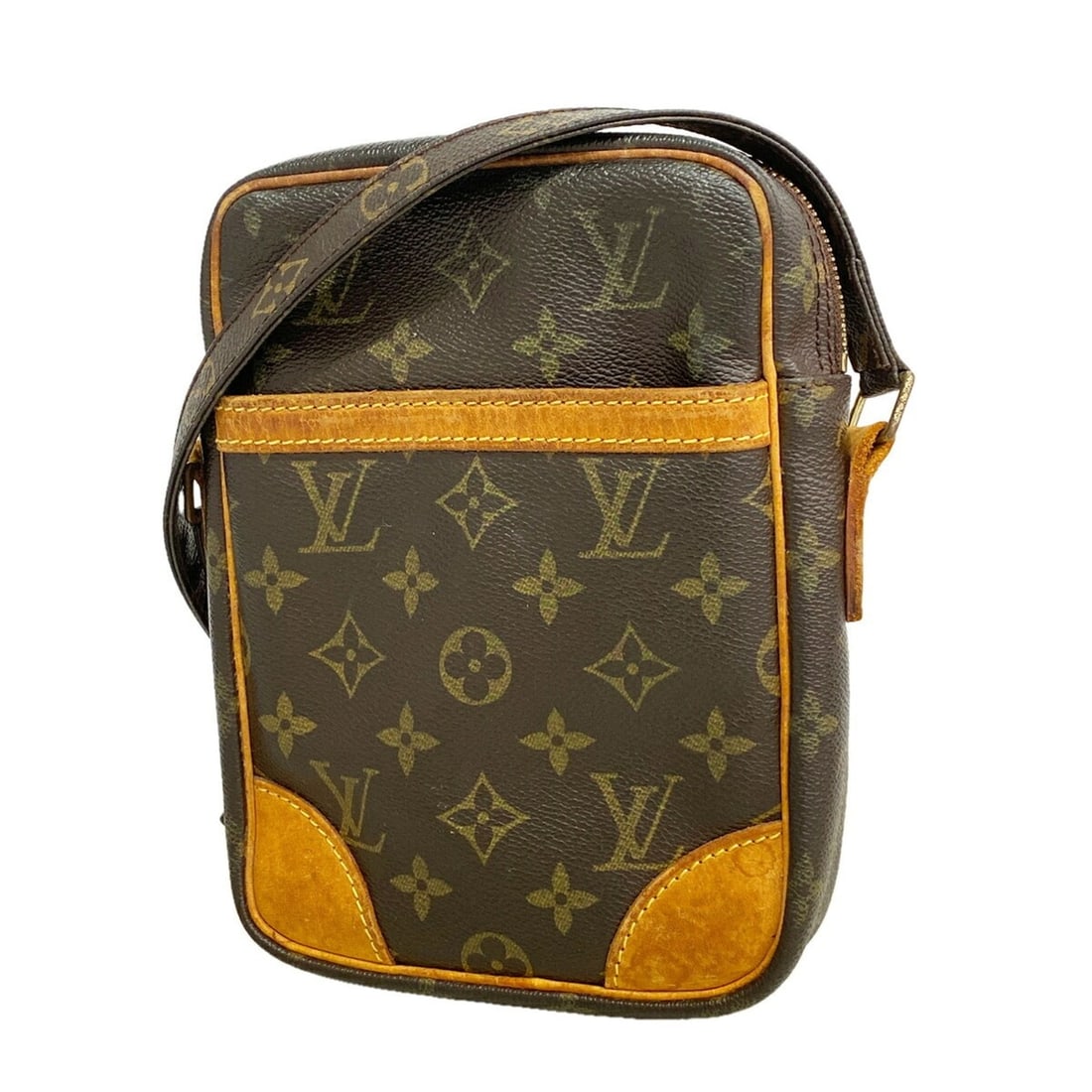Louis Vuitton Monogram Danube Shoulder Bag M45266 Brown Women's