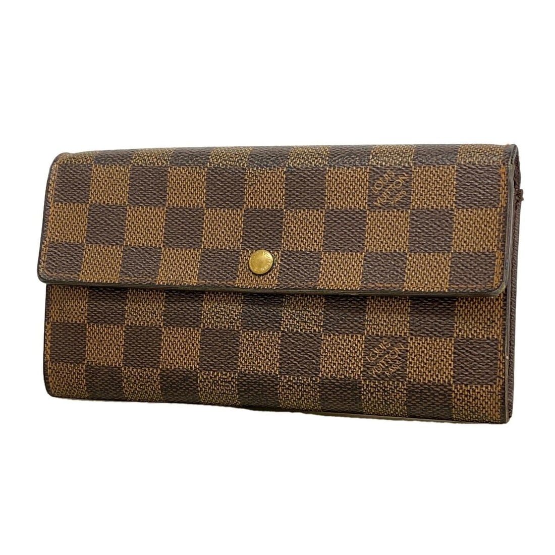 Louis Vuitton Damier Pochette Portemonnaie Credit Long Wallet N61724 Ebene Women's: --- Catalog ---Category: SizeSize (HxWxD): 10cm x 19cm x 2.5cm / 3.93'' x 7.48'' x 0.98''Category: DesignType: Long wallet (bi-fold)Color: EbeneGender: WomenCategory: GeneralMPN: N61724Brand: Louis Vu