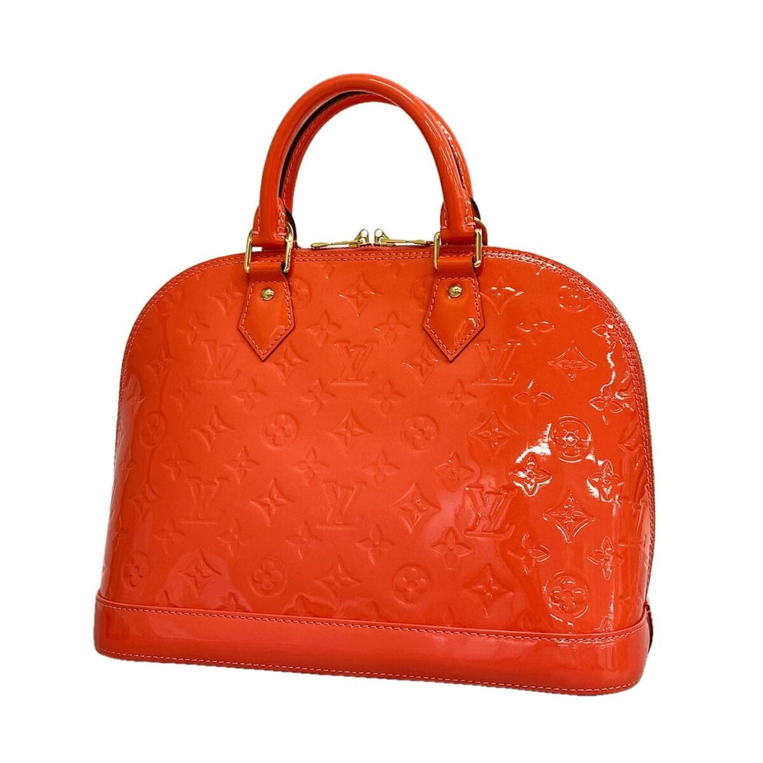 Louis Vuitton Alma PM Vernis Handbag M90256 Rose Rich (Women's): --- Catalog ---Category: SizeSize (HxWxD): 24cm x 31cm x 15.5cm / 9.44'' x 12.2'' x 6.1''Category: DesignType: HandbagColor: Rose LitchiGender: WomenCategory: GeneralMPN: M90256Brand: Louis Vuitton---