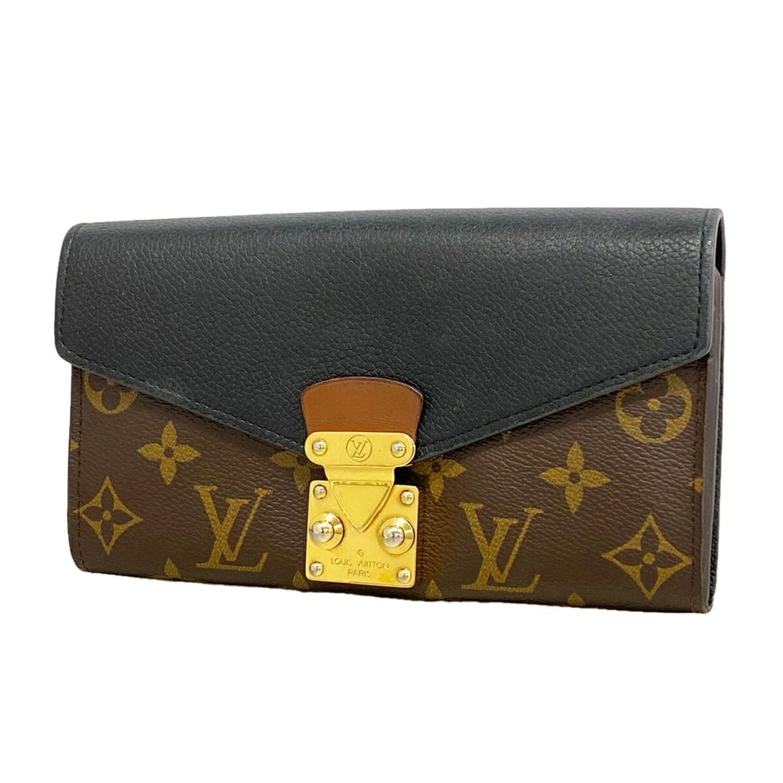 Louis Vuitton Monogram Portefeuille Pallas Long Wallet M58415 Noir (Women's): --- Catalog ---Category: SizeSize (HxWxD): 10.5cm x 18.5cm x 3.5cm / 4.13'' x 7.28'' x 1.37''Category: DesignType: Long wallet (bi-fold)Color: NoirGender: WomenCategory: GeneralMPN: M58415Brand: Louis