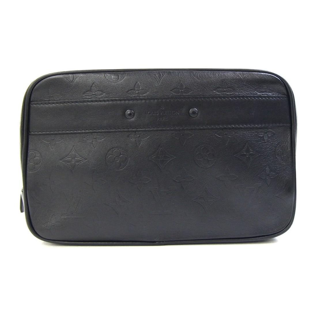 Louis Vuitton Monogram Shadow Trousse Toilette GM Clutch Bag M68589 Second Handbag Pouch Black Men's: --- Catalog ---Category: SizeSize (HxWxD): 17cm x 26cm x 7cm / 6.69'' x 10.23'' x 2.75''Category: DesignType: Clutch bag, Handbag, PouchColor: BlackGender: MenMaterial: Monogram Shadow , Leather Categ