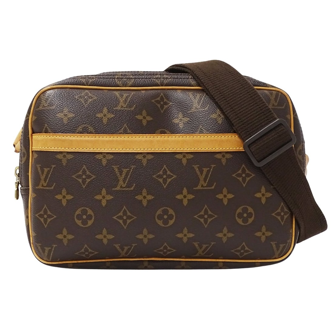 Louis Vuitton LOUIS VUITTON Monogram Handbag, Women's/Men's Brand Shoulder Bag, Reporter PM M45254: --- Catalog ---Category: SizeSize (HxWxD): 20cm x 28cm x 13cm / 7.87'' x 11.02'' x 5.11''Category: DesignType: Shoulder bagColor: MonogramGender: Men,WomenMaterial: Monogram , Canvas Category: General