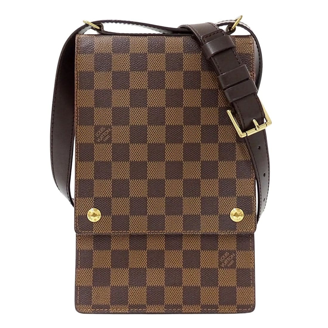 Louis Vuitton LOUIS VUITTON Damier handbag for women, brand shoulder bag, Portobello N45271, brown: --- Catalog ---Category: SizeSize (HxWxD): 26cm x 16.5cm x 4cm / 10.23'' x 6.49'' x 1.57''Category: DesignType: Shoulder bagColor: Damier Canvas, EbeneGender: WomenMaterial: Damier Canvas Category: Ge