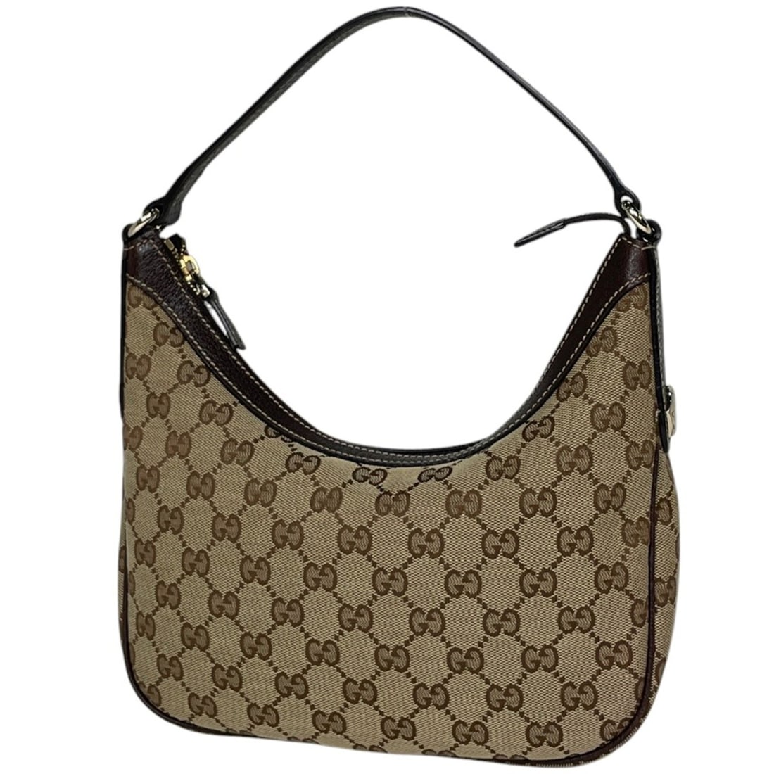 Gucci GUCCI Shoulder Bag GG Pattern Handbag Canvas Beige Brown 154395 Women's: --- Catalog ---Category: SizeSize (HxWxD): 15cm x 22cm x 5cm / 5.9'' x 8.66'' x 1.96''Category: DesignType: Handbag, Shoulder bagColor: Beige brownGender: WomenMaterial: GG canvas , Leather Category: 