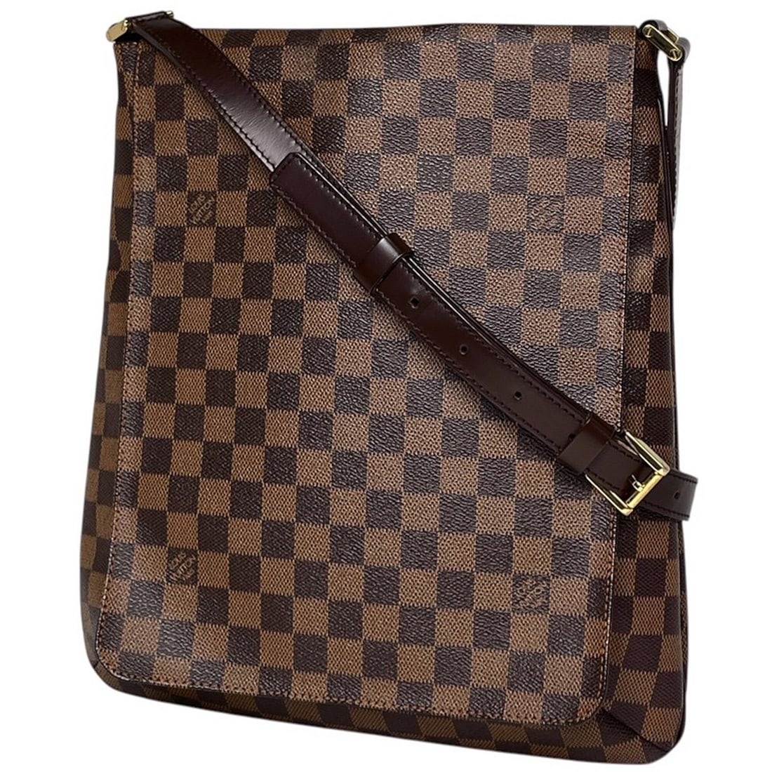 Louis Vuitton Musette Shoulder Bag, Damier Brown, N51302, Women's: --- Catalog ---Category: SizeSize (HxWxD): 35cm x 31.5cm x 10cm / 13.77'' x 12.4'' x 3.93''Category: DesignType: Shoulder bagColor: Brown, Damier CanvasGender: WomenCategory: GeneralLine: DamierBrand: