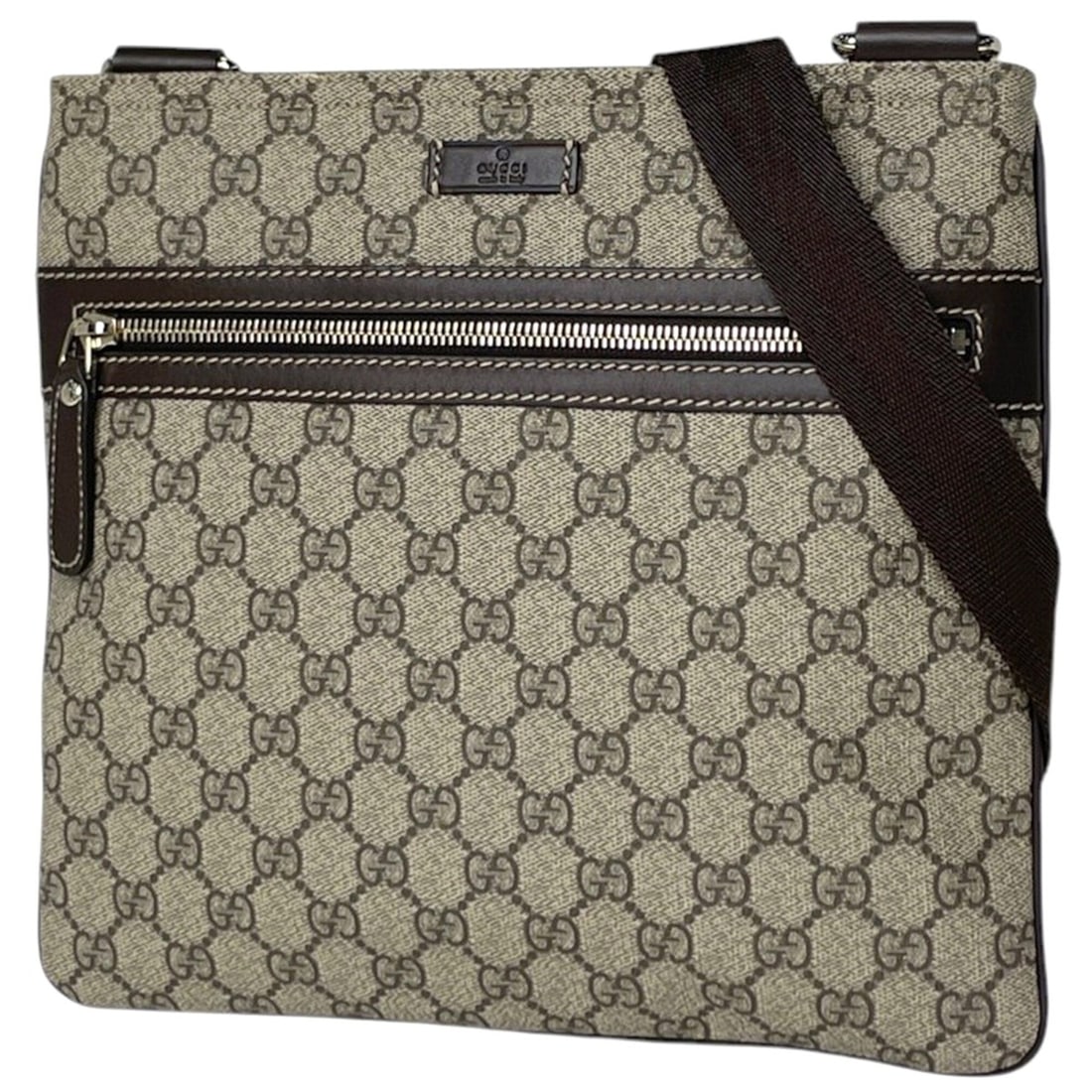 Gucci GUCCI Shoulder Bag GG Pattern Coated Canvas Brown 295257 Women's: --- Catalog ---Category: SizeSize (HxWxD): 25.5cm x 28cm x 1.5cm / 10.03'' x 11.02'' x 0.59''Category: DesignType: Shoulder bagColor: BrownGender: WomenMaterial: Coated canvas , Leather Category: Gene