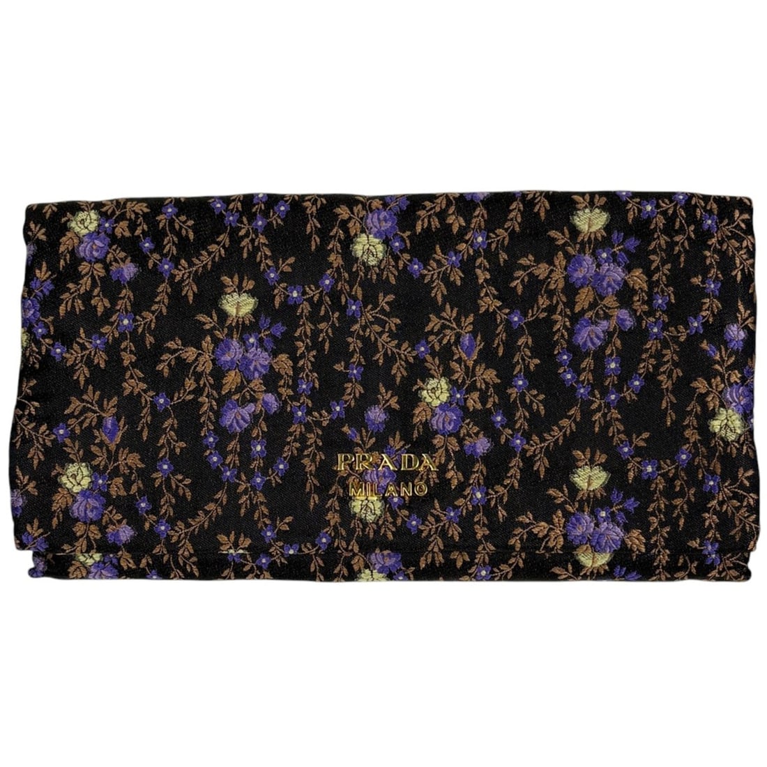 Prada PRADA Long Wallet Floral Fabric Nero (Black) 1MS001 Women's: --- Catalog ---Category: SizeSize (HxWxD): 11cm x 20.5cm x 2cm / 4.33'' x 8.07'' x 0.78''Category: DesignType: Long wallet (bi-fold)Color: BlackGender: WomenMaterial: Fabric Category: GeneralBrand: Pr