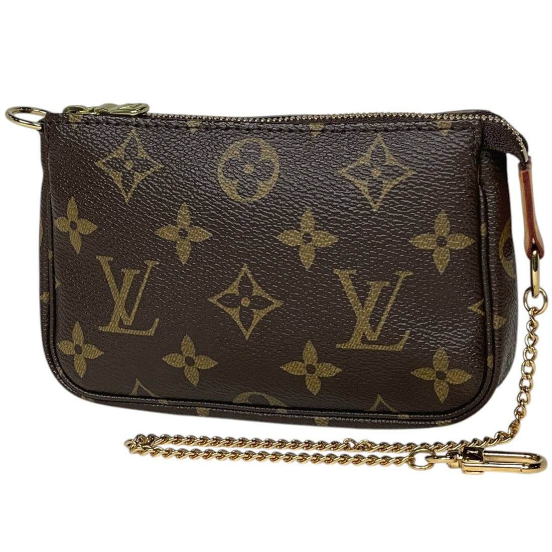 Louis Vuitton Mini Pochette Accessoires Accessory Pouch, Makeup/Cosmetics, Monogram Brown, M58009,: --- Catalog ---Category: SizeSize (HxWxD): 9cm x 14.5cm x 3cm / 3.54'' x 5.7'' x 1.18''Category: DesignType: PochetteColor: BrownGender: WomenMaterial: Monogram Category: GeneralLine: MonogramBrand: L