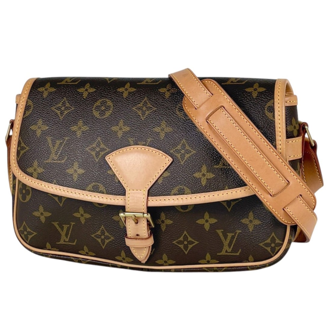 Louis Vuitton Sologne Shoulder Bag, Monogram Brown, M42250, Women's: --- Catalog ---Category: SizeSize (HxWxD): 17cm x 27cm x 9cm / 6.69'' x 10.62'' x 3.54''Category: DesignType: Shoulder bagColor: BrownGender: WomenMaterial: Monogram Category: GeneralLine: MonogramBra