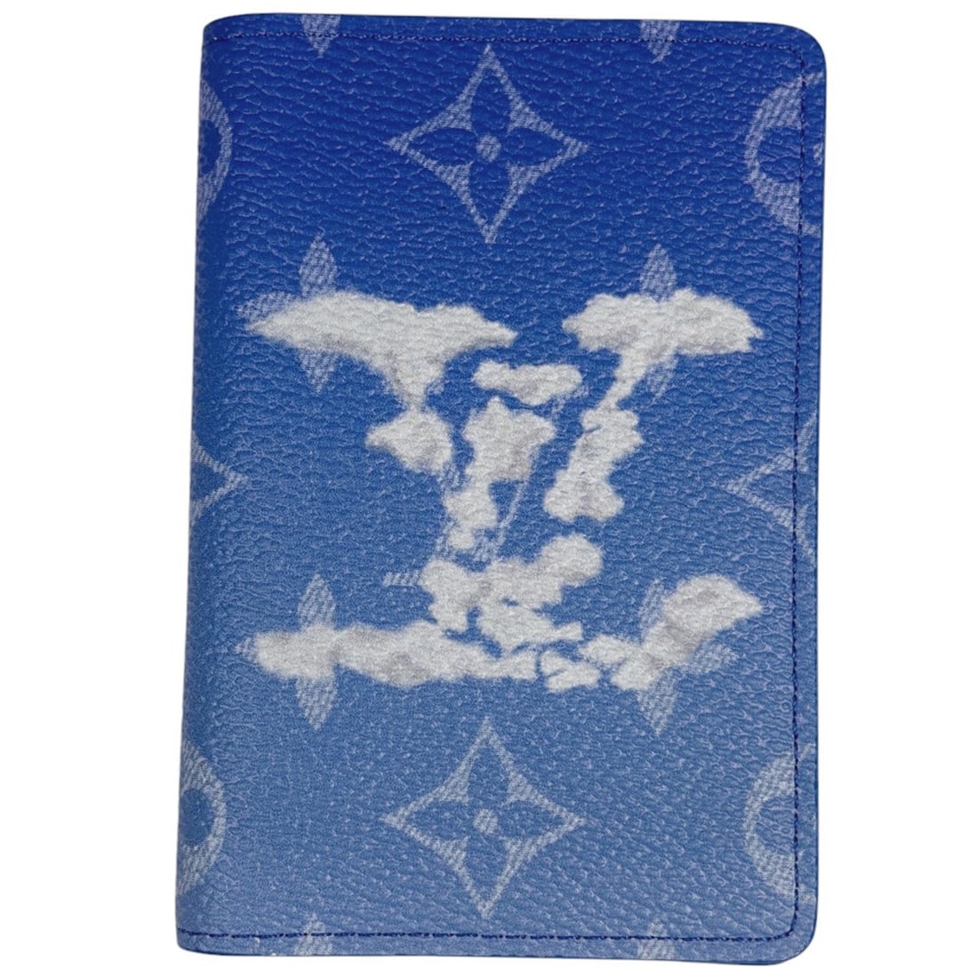 Louis Vuitton Organizer de Poche Business Card Holder/Card Case, Monogram Clouds, Blue, M69679, (1 of 12)