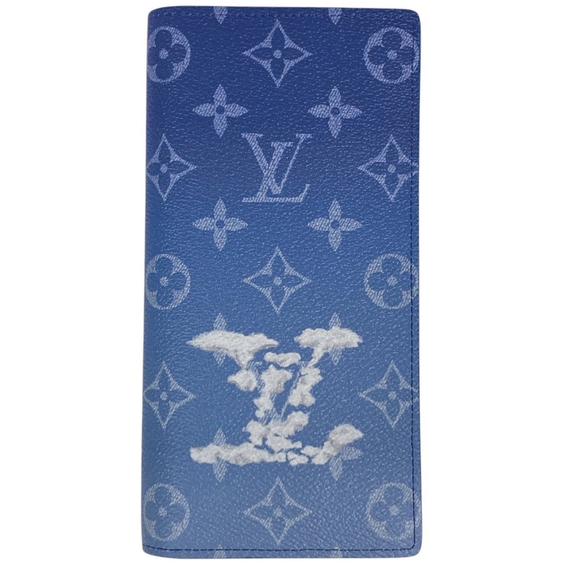 Louis Vuitton Portefeuille Brazza Long Wallet, Monogram Clouds, Blue, M69680, Men's: --- Catalog ---Category: SizeSize (HxWxD): 19cm x 10cm x 2cm / 7.48'' x 3.93'' x 0.78''Category: DesignType: Long wallet (bi-fold)Color: BlueGender: MenMaterial: Monogram Category: GeneralLine: Monogr
