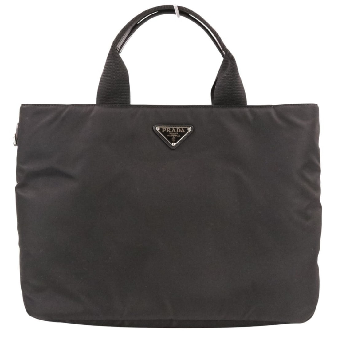 PRADA Re-Nylon Handbag Pouch Shoulder Strap Triangle Logo 2-Way Bag 1BG867 Black Women's (1 of 16)