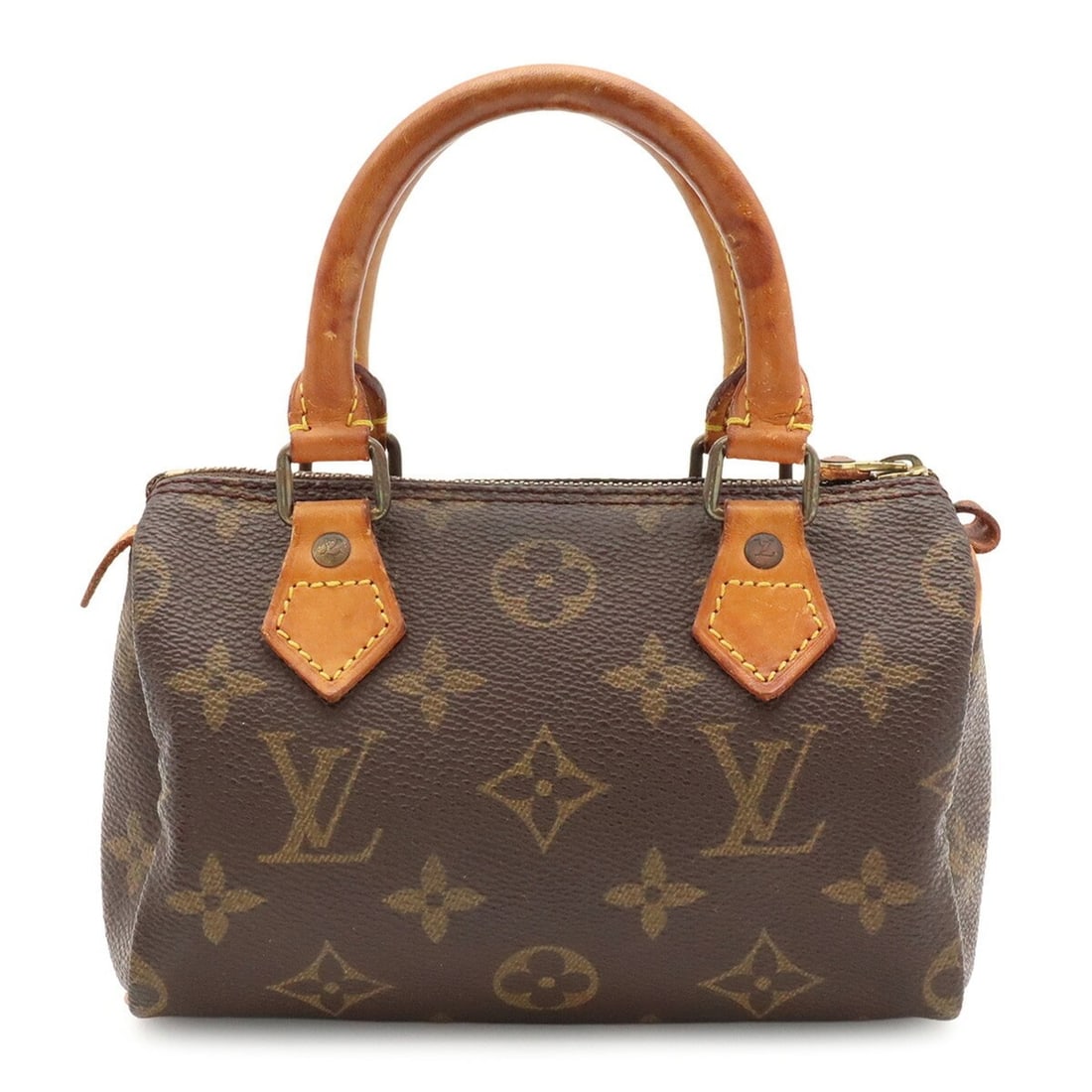 LOUIS VUITTON Louis Vuitton Monogram Mini Speedy Handbag Pouch M41534: --- Catalog ---Category: SizeSize (HxWxD): 9.5cm x 16cm x 7cm / 3.74'' x 6.29'' x 2.75''Category: DesignType: Handbag, PouchColor: BrownGender: WomenMaterial: Monogram Mini Category: GeneralMPN: M4153