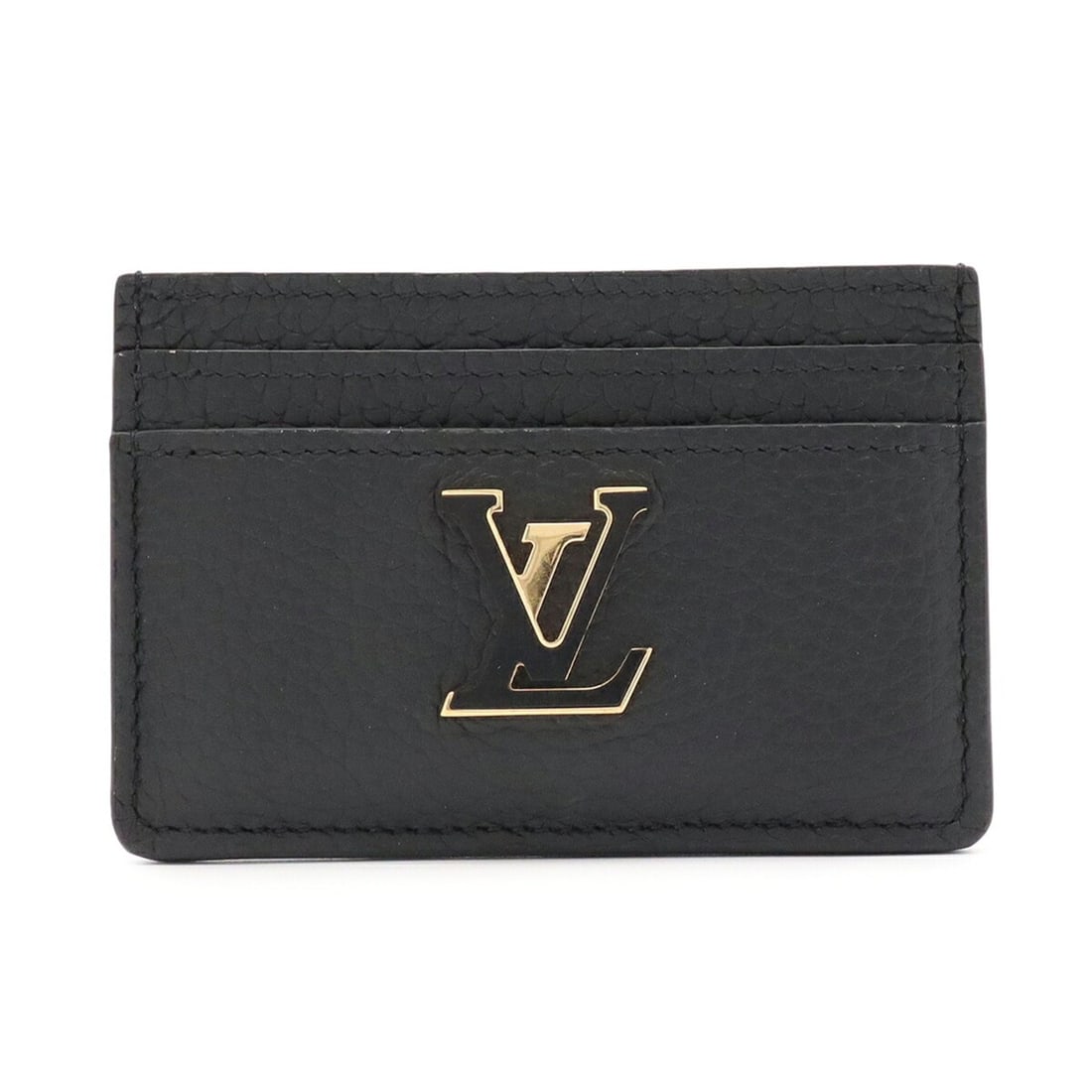 LOUIS VUITTON Louis Vuitton Business Card Holder/Card Case Porte Cartes Capucines Pass Holder: --- Catalog ---Category: DesignType: Business card caseColor: Black, NoirGender: WomenMaterial: Leather Category: GeneralMPN: M83358Brand: Louis VuittonCountry of Origin: FranceCategory: Physical Prop