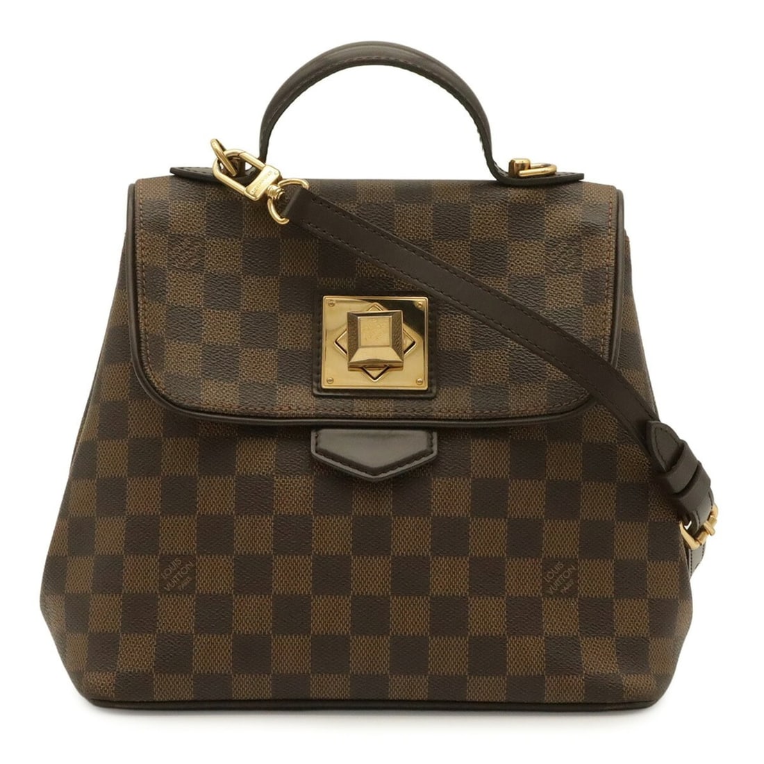 LOUIS VUITTON Damier Bergamo PM Handbag/Shoulder Bag N41167: --- Catalog ---Category: SizeSize (HxWxD): 23cm x 25cm x 17cm / 9.05'' x 9.84'' x 6.69''Category: DesignType: Handbag, Shoulder bagColor: Brown, Damier Canvas, WhiteGender: WomenMaterial: PVC Category
