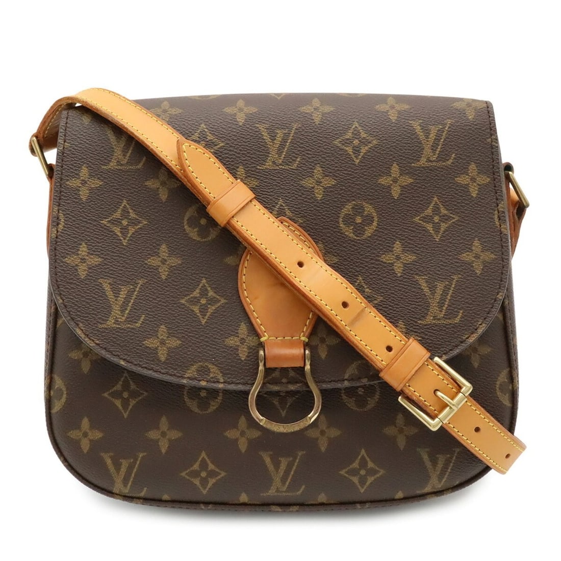 LOUIS VUITTON Louis Vuitton Monogram Saint Cloud GM 24 Shoulder Bag M51242 (1 of 17)