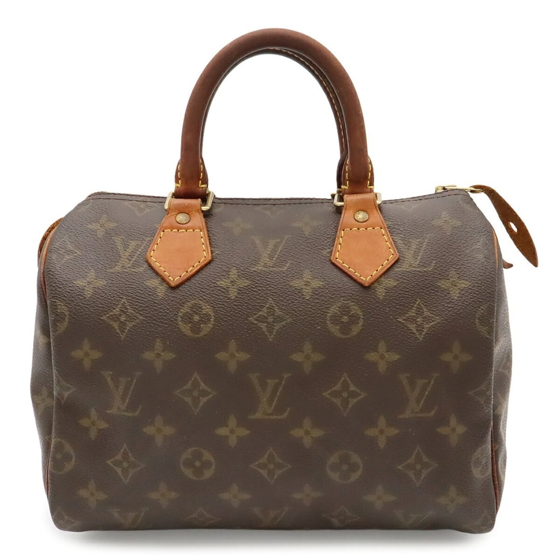 LOUIS VUITTON Louis Vuitton Monogram Speedy 25 Handbag M41528: --- Catalog ---Category: SizeSize (HxWxD): 19cm x 25cm x 14.5cm / 7.48'' x 9.84'' x 5.7''Category: DesignType: HandbagColor: Brown, WhiteGender: WomenMaterial: Monogram Category: GeneralMPN: M41528Bra
