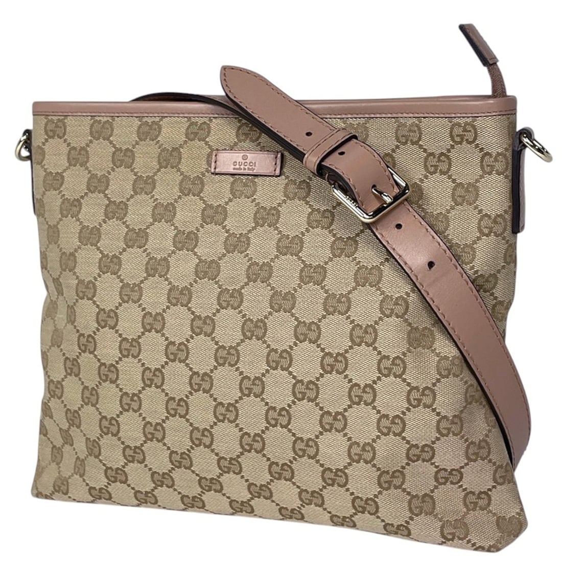 Gucci GUCCI Shoulder Bag GG Pattern Canvas Beige Pink 388924 Women's: --- Catalog ---Category: SizeSize (HxWxD): 25cm x 29cm x 5cm / 9.84'' x 11.41'' x 1.96''Category: DesignType: Shoulder bagColor: Beige pink, Pink beigeGender: WomenMaterial: GG canvas , Leather Catego
