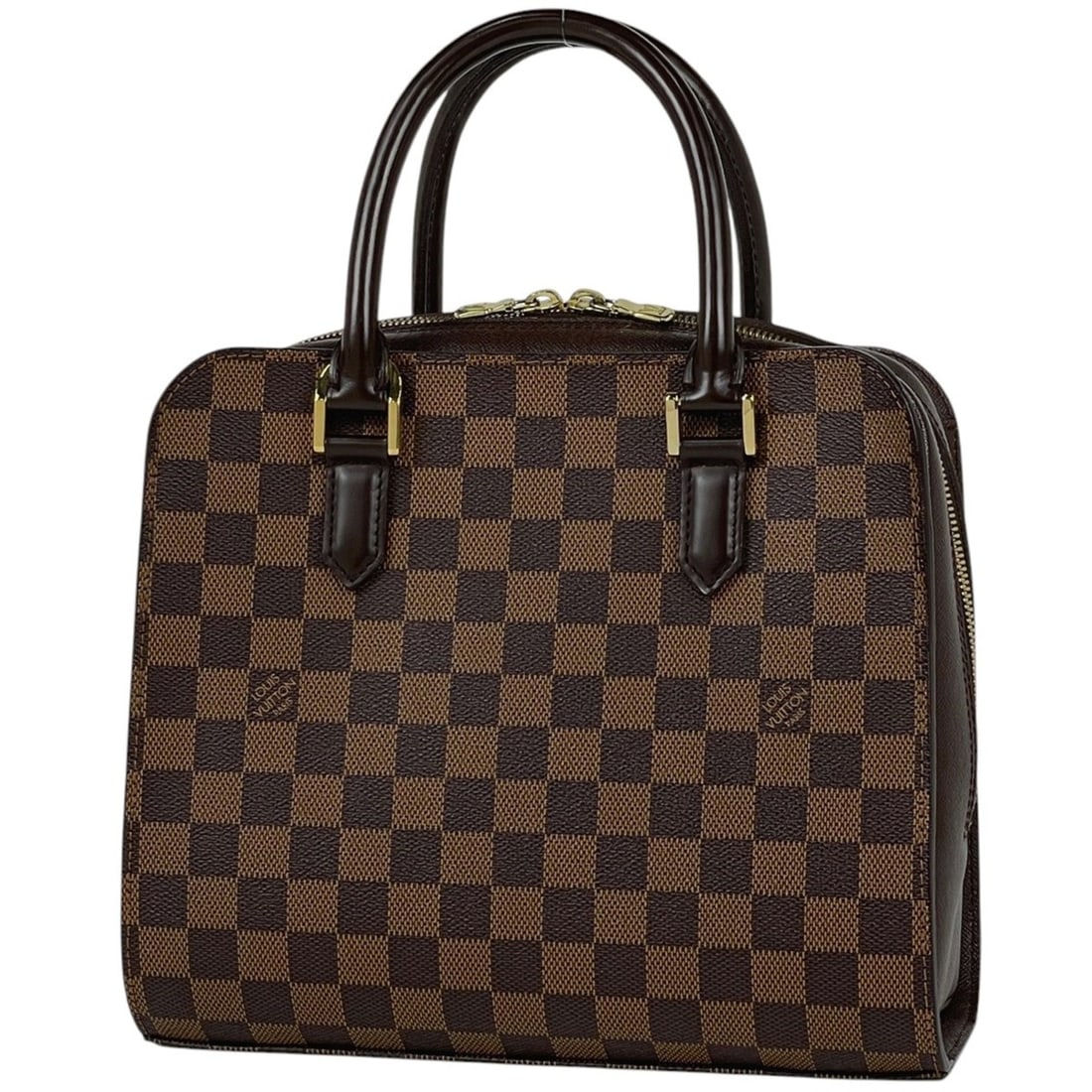 Louis Vuitton Triana Handbag, Damier Brown, N51155, Women's: --- Catalog ---Category: SizeSize (HxWxD): 22cm x 26.5cm x 12cm / 8.66'' x 10.43'' x 4.72''Category: DesignType: HandbagColor: Brown, Damier CanvasGender: WomenCategory: GeneralLine: DamierBrand: Loui
