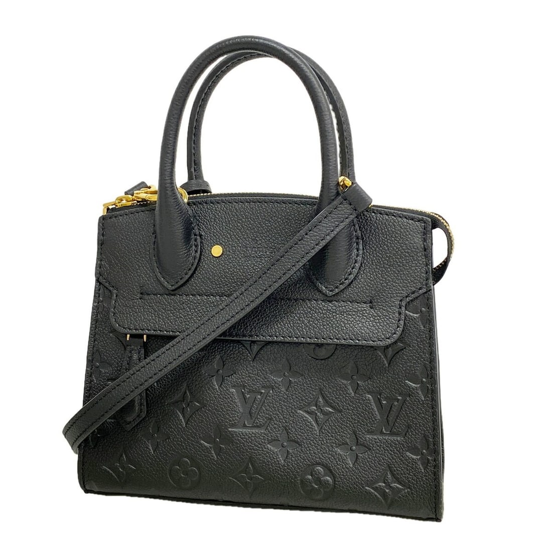 Louis Vuitton Monogram Empreinte Pont Neuf MINI Handbag M41743 Noir 2-way bag for women: --- Catalog ---Category: SizeSize (HxWxD): 18cm x 21.5cm x 8.5cm / 7.08'' x 8.46'' x 3.34''Category: DesignType: HandbagColor: NoirGender: WomenCategory: GeneralMPN: M41743Brand: Louis Vuitton--- Item
