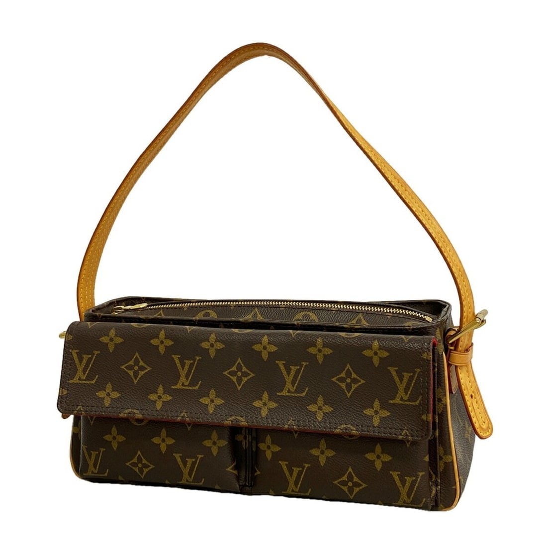 Louis Vuitton Monogram Vivacite MM Shoulder Bag M51164 Brown Women's: --- Catalog ---Category: SizeSize (HxWxD): 13cm x 30cm x 10cm / 5.11'' x 11.81'' x 3.93''Category: DesignType: Shoulder bagColor: BrownGender: WomenCategory: GeneralMPN: M51164Brand: Louis Vuitton--- 