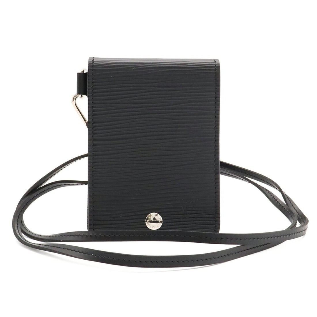 LOUIS VUITTON Louis Vuitton Epi Portecarte ID Bandoulière Pass Case Business Card Holder/Card Noir: --- Catalog ---Category: DesignType: Travel pass caseColor: Black, NoirGender: WomenMaterial: Epi leather Category: GeneralMPN: M60082Brand: Louis VuittonCategory: Physical PropertiesSize (HxWxD): 10.