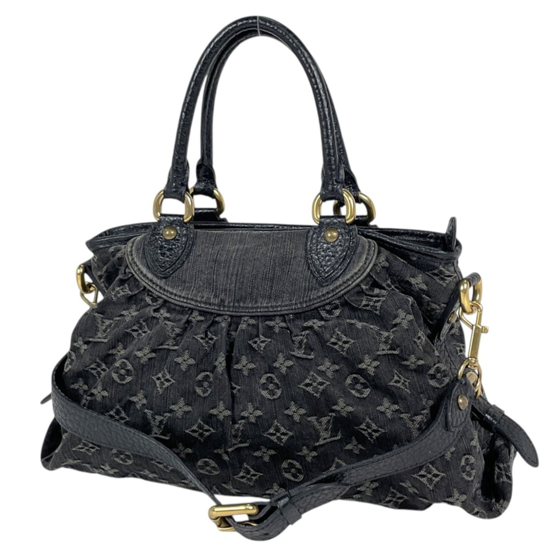 Louis Vuitton Neo Cabby MM Handbag 2-Way Shoulder Bag Monogram Denim Noir (Black) M95351 Women's: --- Catalog ---Category: SizeSize (HxWxD): 24cm x 37cm x 14cm / 9.44'' x 14.56'' x 5.51''Category: DesignType: HandbagColor: Black, Monogram, NoirGender: WomenMaterial: Monogram Denim Category: Genera