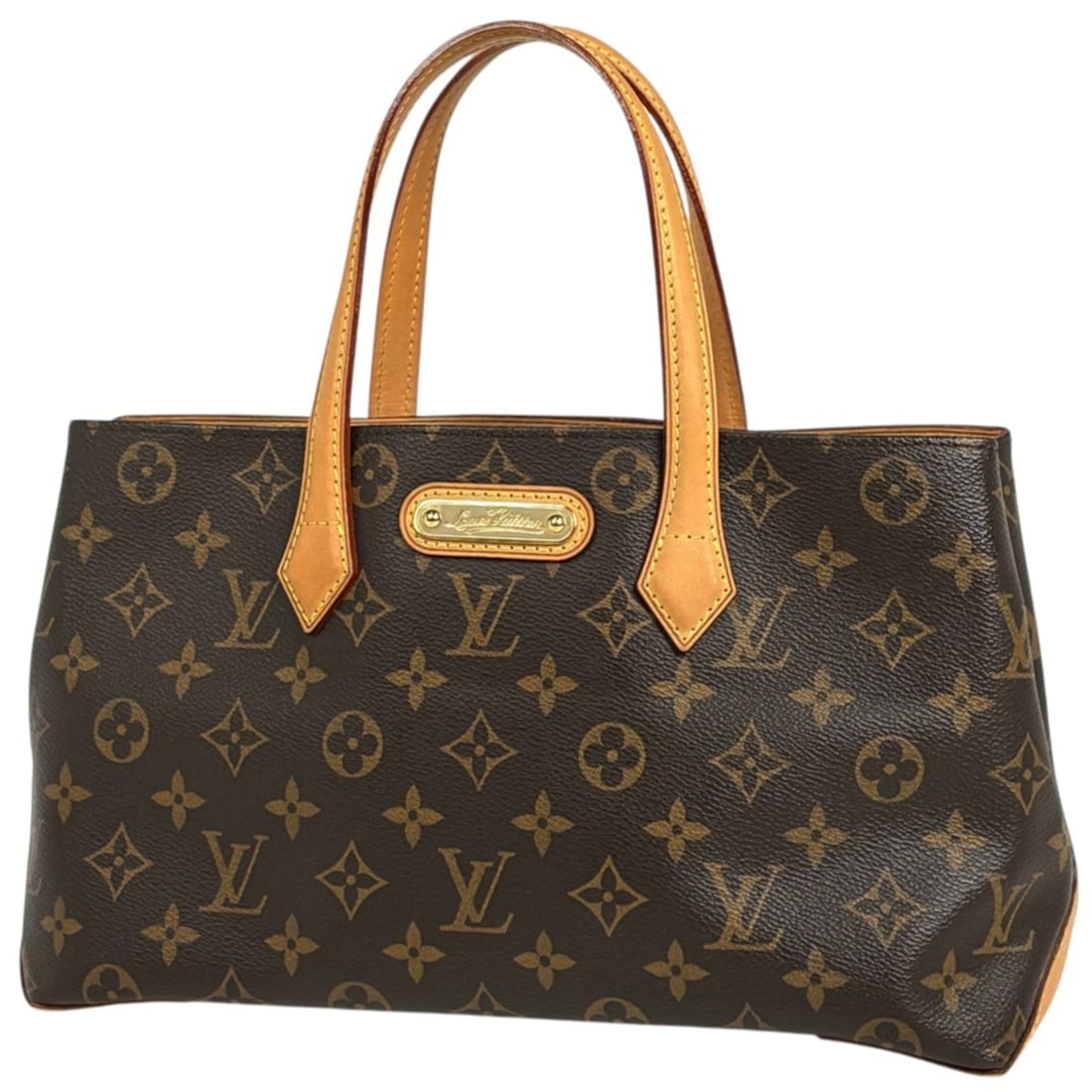 Louis Vuitton Wilshire PM Tote Bag Handbag Monogram Brown M45643 Women's: --- Catalog ---Category: SizeSize (HxWxD): 18cm x 30cm x 11cm / 7.08'' x 11.81'' x 4.33''Category: DesignType: Handbag, Tote bagColor: BrownGender: WomenMaterial: Monogram Category: GeneralBrand: Loui