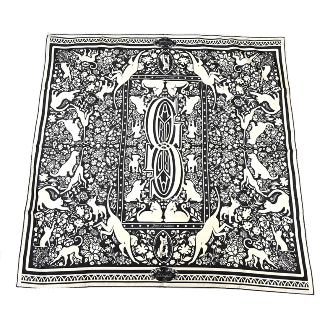Goyard Jo Danimaux Women's Scarf/Muffler FOUJDAMMLSR225SR22X 100% Silk Ocean Blue: --- Catalog ---Category: SizeSize (LxW): 90cm x 90cm / 35.43'' x 35.43''Category: DesignType: ScarfColor: BlueGender: WomenMaterial: Silk Category: GeneralMPN: FOUJDAMMLSR225SR22XBrand: GoyardCountry 