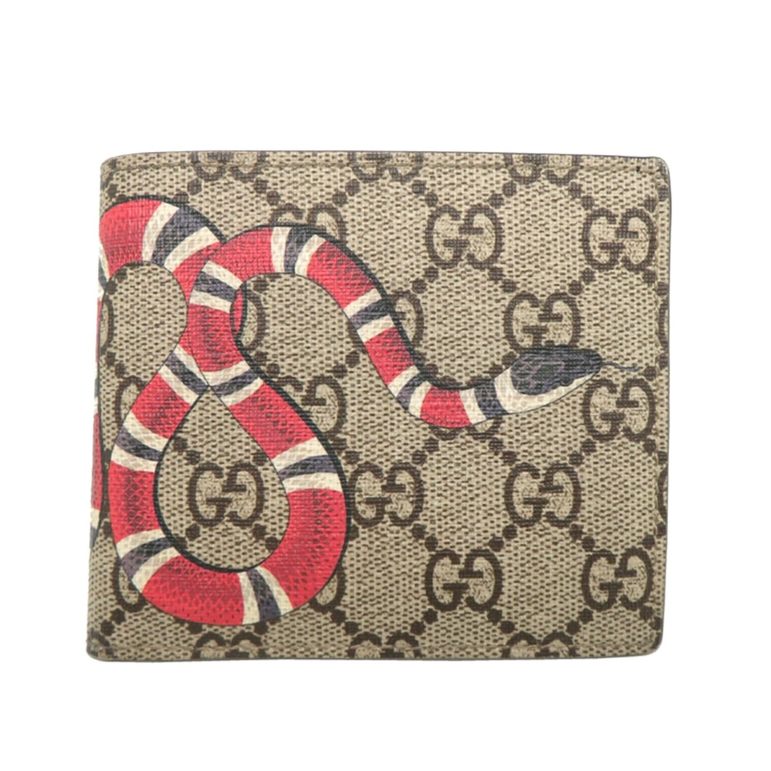 Gucci Women's Bi-fold Wallet 451266 GG Supreme Kingsnake: --- Catalog ---Category: SizeSize (HxWxD): 9.5cm x 11cm x 2cm / 3.74'' x 4.33'' x 0.78''Category: DesignType: Wallet (bi-fold)Gender: WomenMaterial: GG Supreme , Leather Category: GeneralMPN: 451266Br