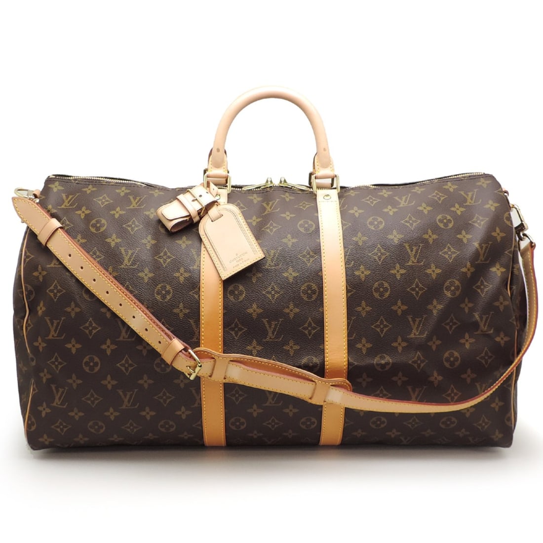 Louis Vuitton Keepall Bandoulière 55 Women's/Men's Boston Bag M41414 (Discontinued) Monogram Brown (1 of 14)
