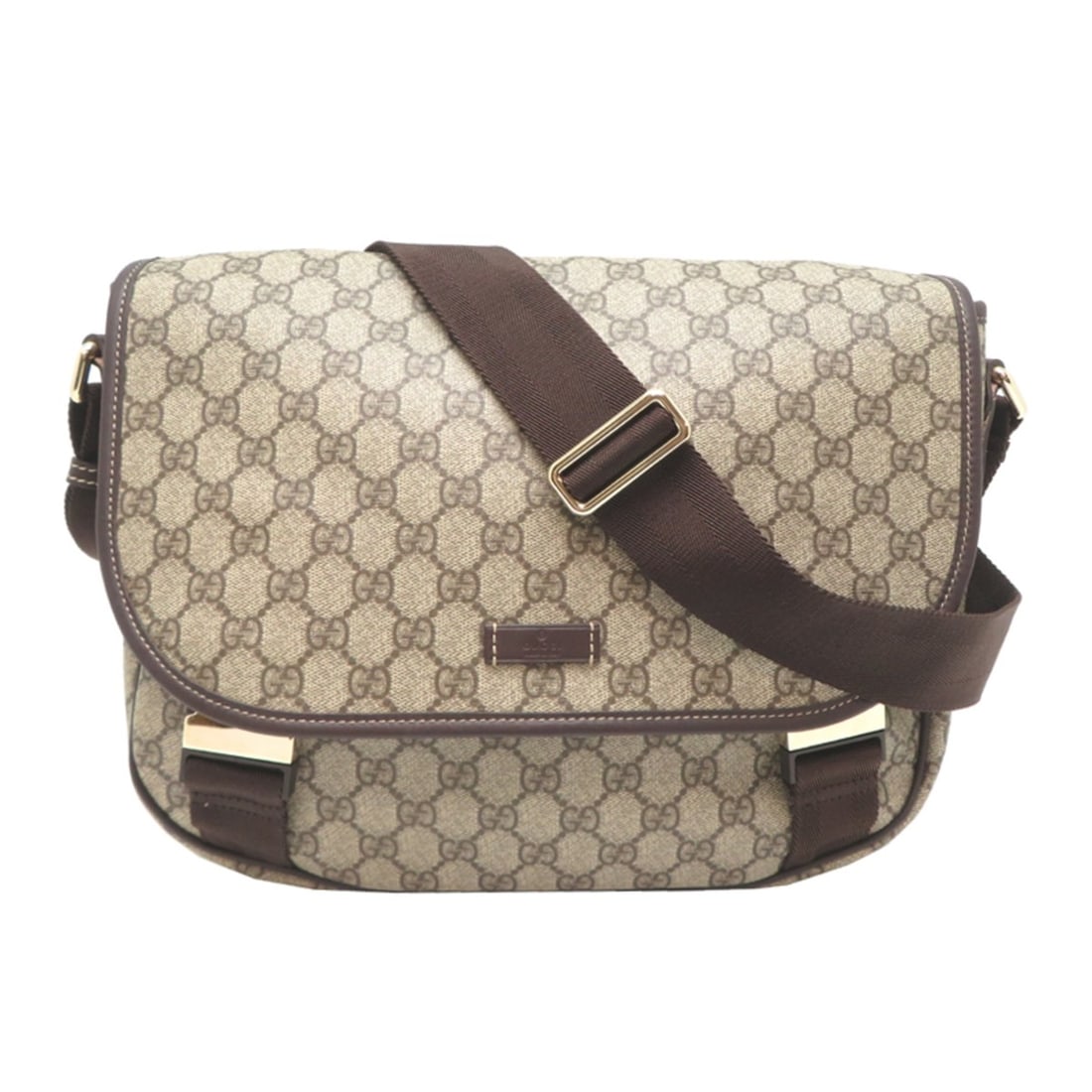 Gucci GG Supreme Women's Shoulder Bag 201732 Beige: --- Catalog ---Category: SizeSize (HxWxD): 26cm x 32cm x 11cm / 10.23'' x 12.59'' x 4.33''Category: DesignType: Shoulder bagColor: Beige, BrownGender: WomenMaterial: PVC , Leather Category: GeneralMPN