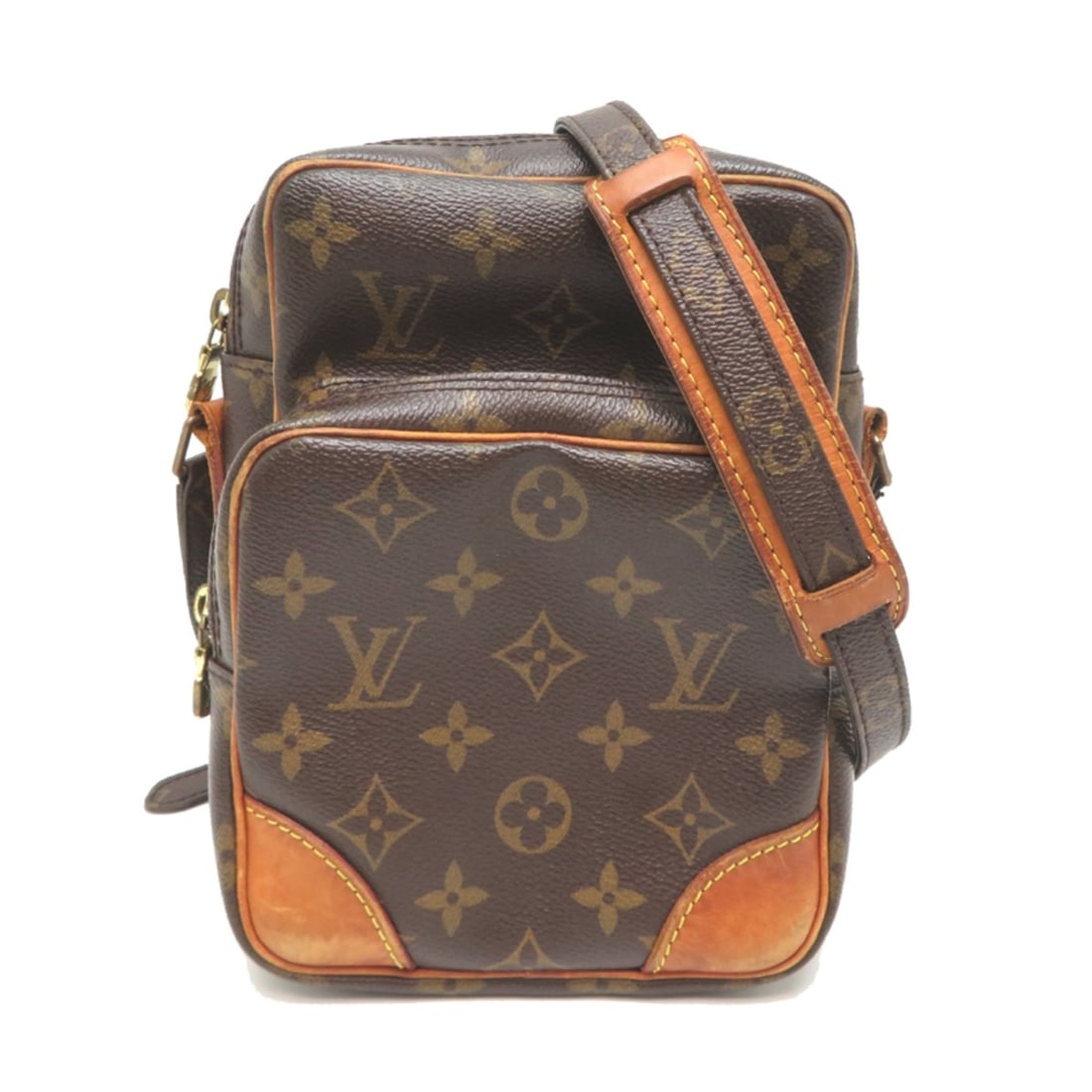 Louis Vuitton Amazon Women's Shoulder Bag M45236 (Discontinued) Monogram Brown (1 of 10)