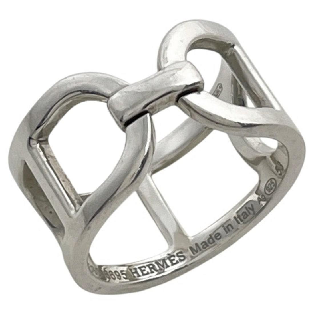 Hermes Ever Chaine d'Ancre MM Ring, Sterling Silver 925, Silver, Women's: --- Catalog ---Category: SizeUS Size: 6.5Brand Size: 53Category: DesignType: Band ringColor: SilverGender: WomenMaterial: Silver 925Category: GeneralBrand: Hermes--- Item List ---Section: ConditionRan