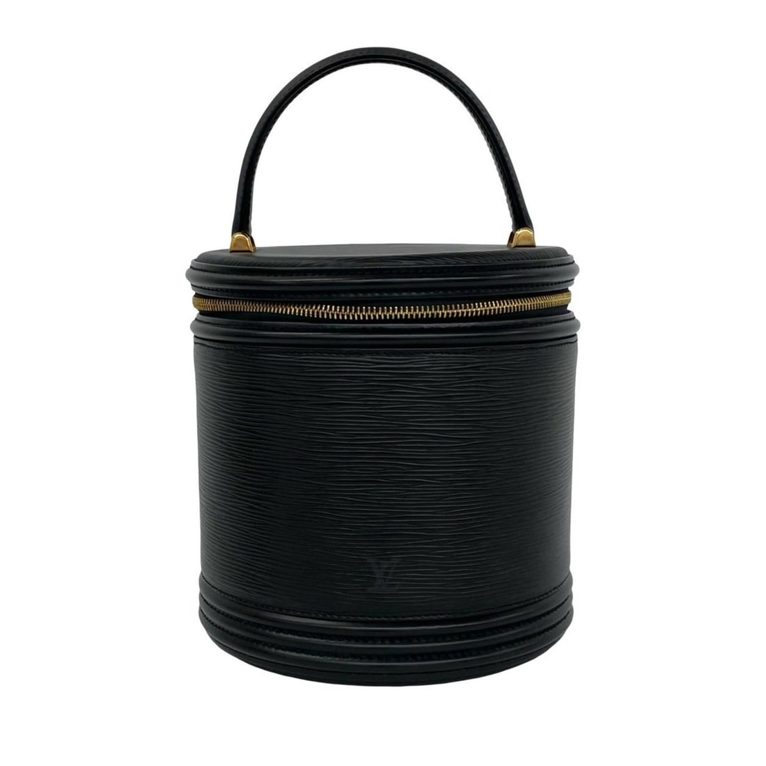 LOUIS VUITTON Louis Vuitton Cannes Epi Leather Genuine Handbag Vanity Bag Noir Black 70133: --- Catalog ---Category: SizeSize (HxWxD): 19.5cm x 19cm x 18cm / 7.67'' x 7.48'' x 7.08''Category: DesignType: Handbag, Vanity bagColor: BlackGender: WomenMaterial: Leather Category: GeneralBrand: Lo