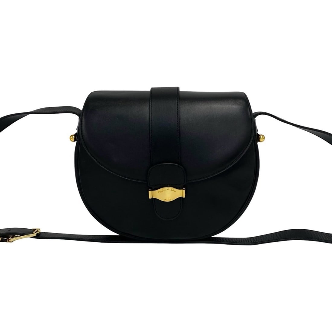 Christian Dior Vintage Logo Hardware Leather Shoulder Bag Pouch Black 23792: --- Catalog ---Category: SizeSize (HxWxD): 19cm x 23.5cm x 5.5cm / 7.48'' x 9.25'' x 2.16''Category: DesignType: Pochette, Shoulder bagColor: BlackGender: WomenMaterial: Leather Category: GeneralBrand