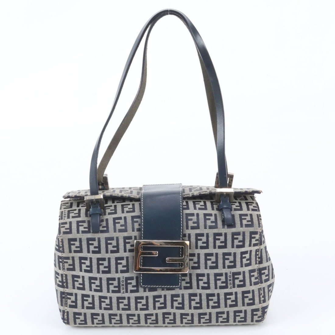 Fendi Zucchino Mamma Baguette 10163350002 Leather Tote Bag Shoulder for Women (1 of 12)