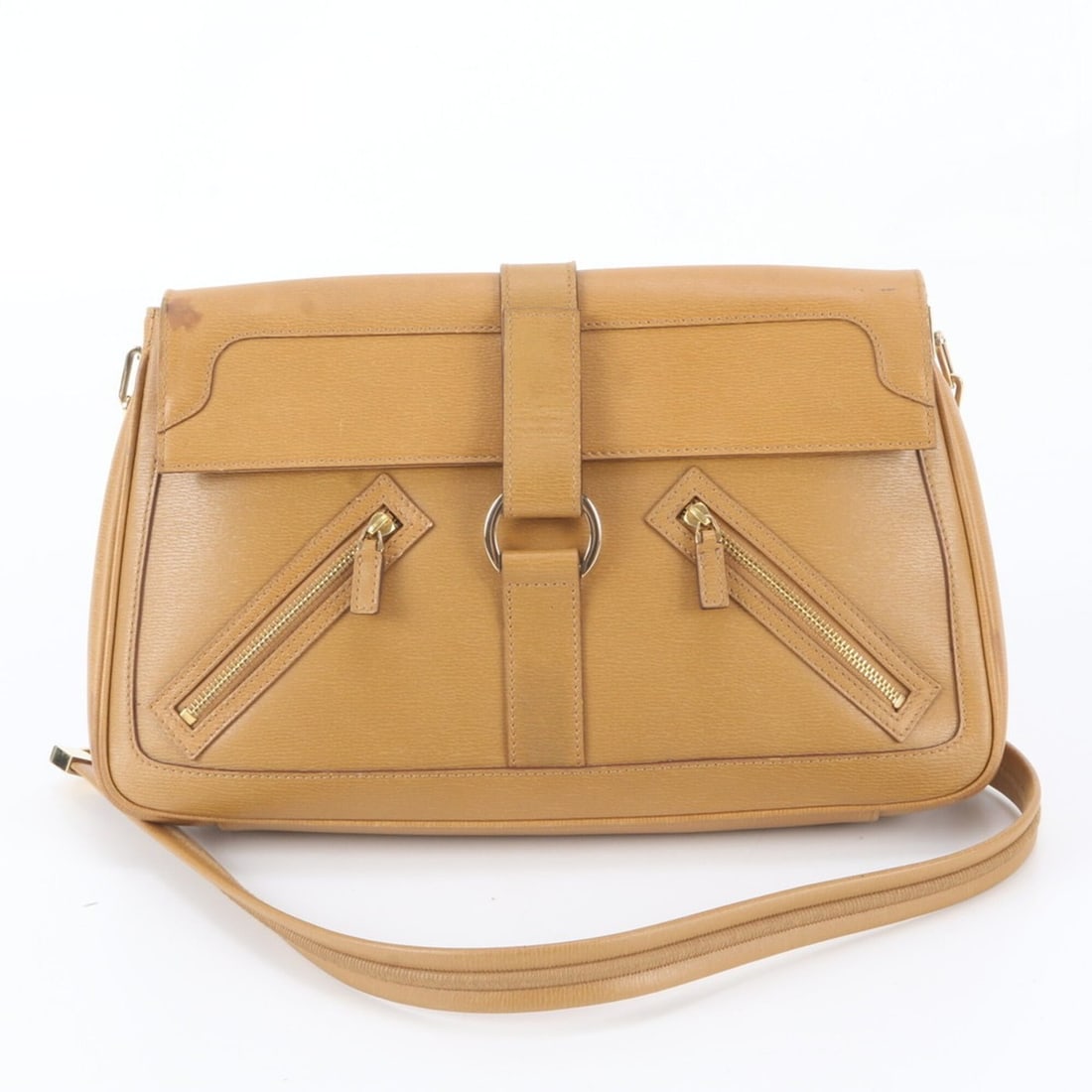 Gucci 001 4105 Leather Chain Shoulder Bag Crossbody Brown Handbag Tote for Women (1 of 18)