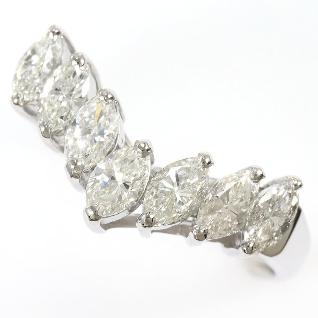 PT900 Platinum Ring, 1 Diamond (1.01ct), with Appraisal Certificate, Total Weight 4.8g, Jewelry (1 of 8)