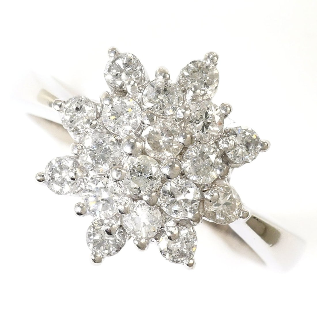 PT900 Platinum Ring, 1 Diamond (1.00ct), with Appraisal Certificate, Total Weight 5.5g, Jewelry: --- Catalog ---Category: SizeWidth: 14mm / 0.55''Weight: 5.5g / 0.19oz.JP Size: 12.5US Size: 6.5Category: DesignType: Band ringColor: PlatinumMetal: PlatinumStone: DiamondGender: WomenMaterial: Platin
