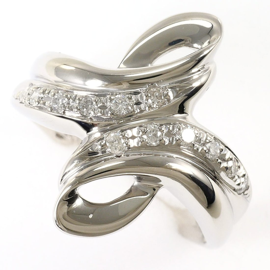 PT850 Platinum Ring, 1 Diamond (0.15ct), with Appraisal Certificate, Total Weight 5.8g, Jewelry: --- Catalog ---Category: SizeWidth: 19mm / 0.75''Weight: 5.8g / 0.2oz.JP Size: 11.5US Size: 6Category: DesignType: Band ringColor: PlatinumMetal: PlatinumStone: DiamondGender: WomenMaterial: Platinum 