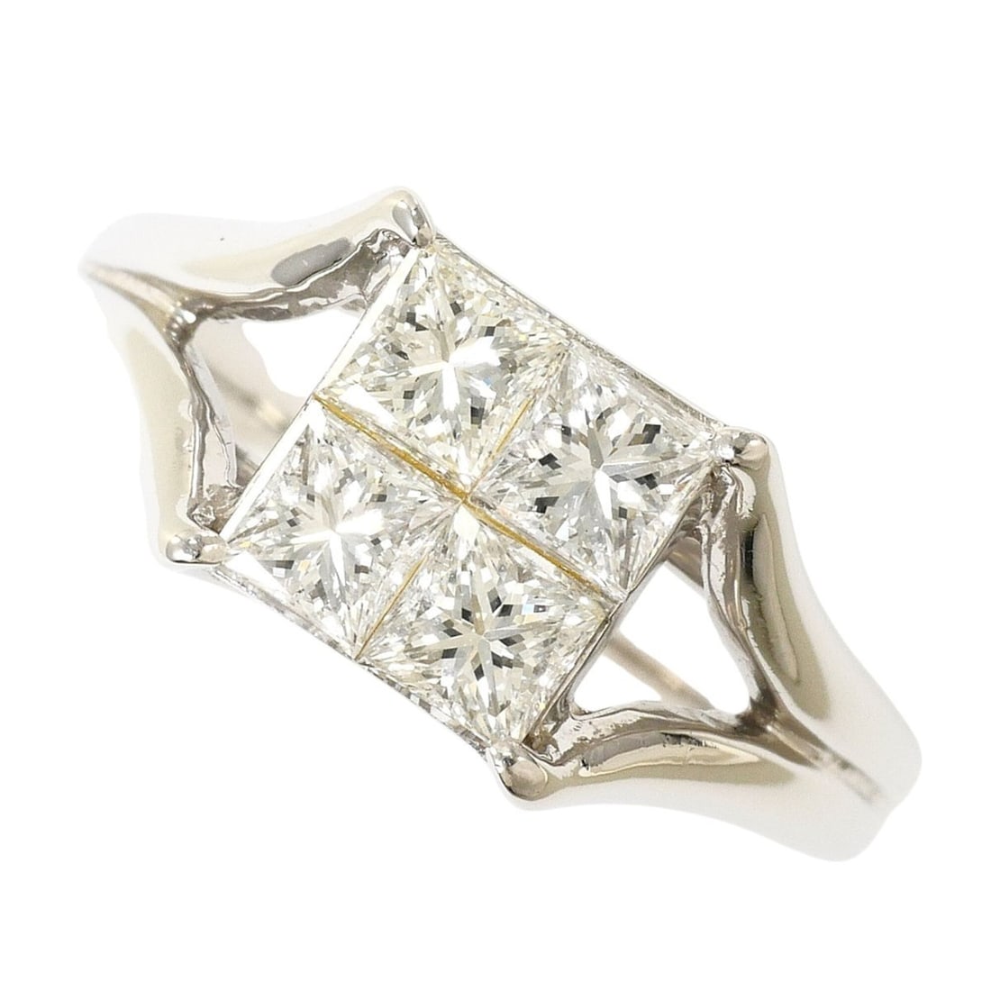 PT900 Platinum Ring, 1 Diamond (1.00ct), with Appraisal Certificate, Total Weight 5.6g, Jewelry (1 of 9)