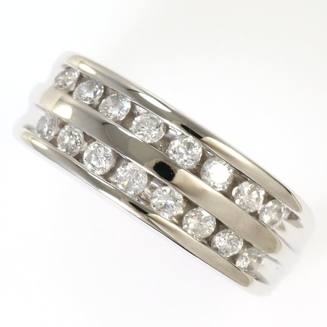 PT850 Platinum Ring, 1 Diamond (0.56ct), with Appraisal Certificate, Total Weight 8.5g, Jewelry (1 of 9)