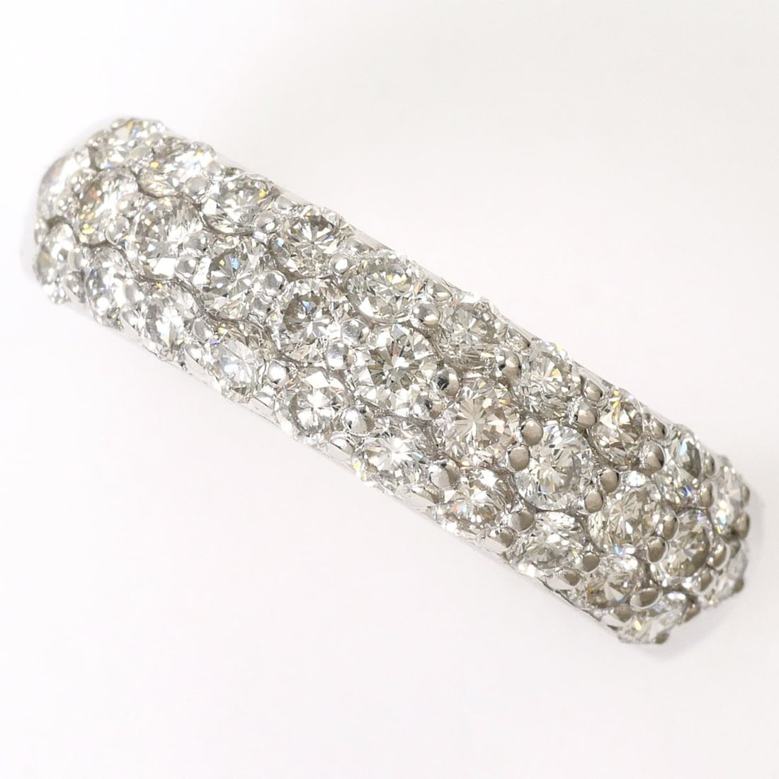 PT900 Platinum Ring, 1 Diamond (1.00ct), with Appraisal Certificate, Total Weight 6.9g, Jewelry (1 of 9)